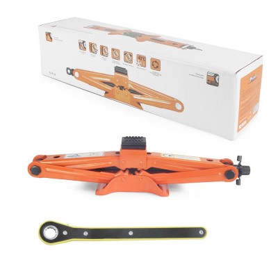 10-42cm 2t Automotive Emergency Tools Foldable Hand Steel Customized Lifting Portable Scissor Car Jack For Repairing Engine